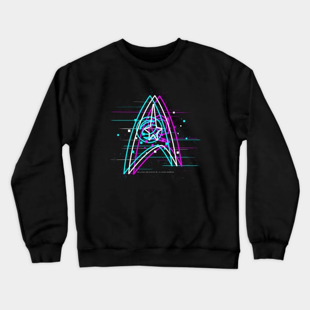 Star Trek Ensignia Crewneck Sweatshirt by Silentrebel